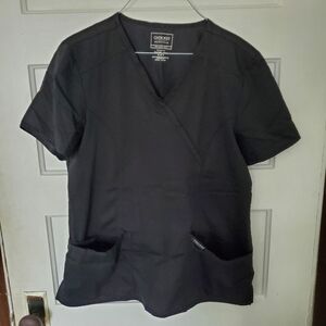 Cherokee Mock wrap scrub top